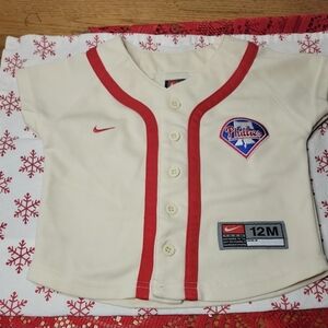 Nike Philadelphia Phillies Jersey Size 12M Infant